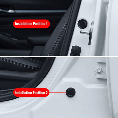 Universal Car Door AntiShock Absorbing Silicone Pad Auto Sound Dampening SilentGasket For Cars SUVs 3