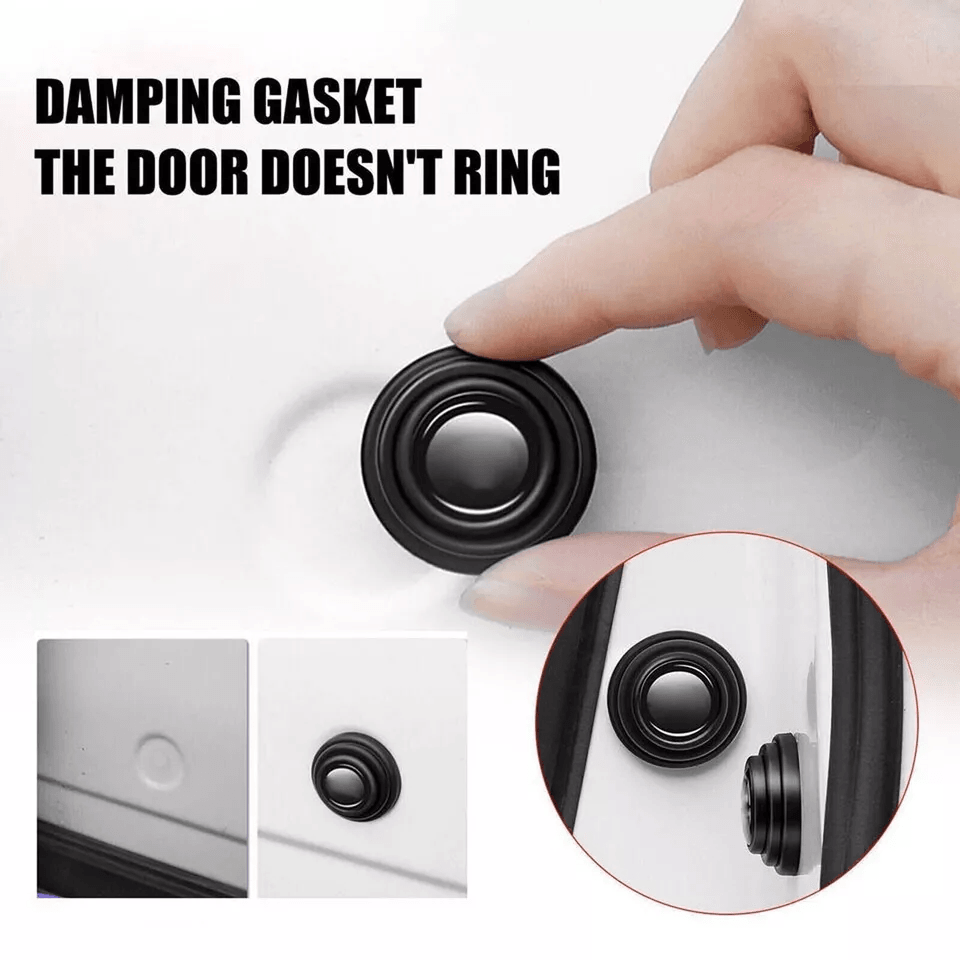 Universal Car Door AntiShock Absorbing Silicone Pad Auto Sound Dampening SilentGasket For Cars SUVs 11