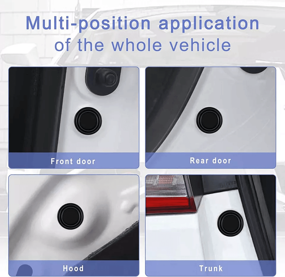 Universal Car Door AntiShock Absorbing Silicone Pad Auto Sound Dampening SilentGasket For Cars SUVs 12