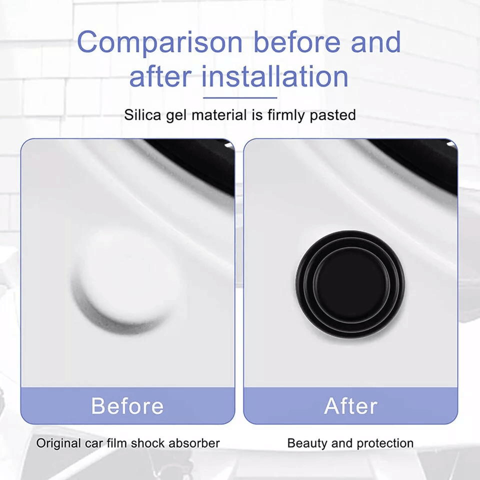 Universal Car Door AntiShock Absorbing Silicone Pad Auto Sound Dampening SilentGasket For Cars SUVs 15