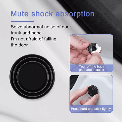 Universal Car Door AntiShock Absorbing Silicone Pad Auto Sound Dampening SilentGasket For Cars SUVs 8