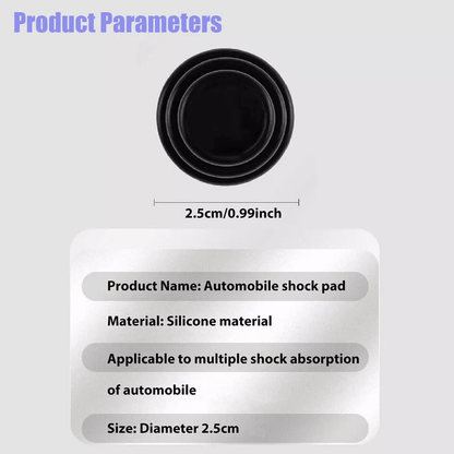 Universal Car Door AntiShock Absorbing Silicone Pad Auto Sound Dampening SilentGasket For Cars SUVs 16