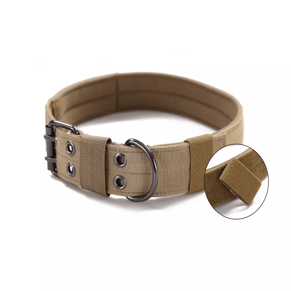 Wide Tactical Heavy Duty Nylon Large Dog Collar Military Style With Metal Buckle For Big Dogs Neopr 9