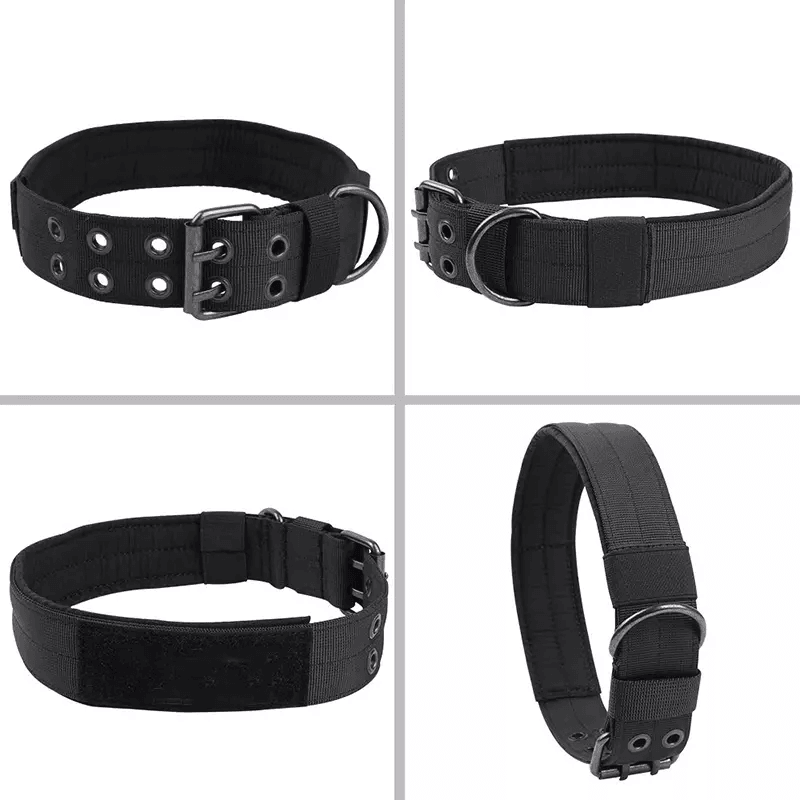 Wide Tactical Heavy Duty Nylon Large Dog Collar Military Style With Metal Buckle For Big Dogs Neopr 10