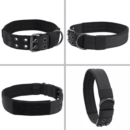 Wide Tactical Heavy Duty Nylon Large Dog Collar Military Style With Metal Buckle For Big Dogs Neopr 10