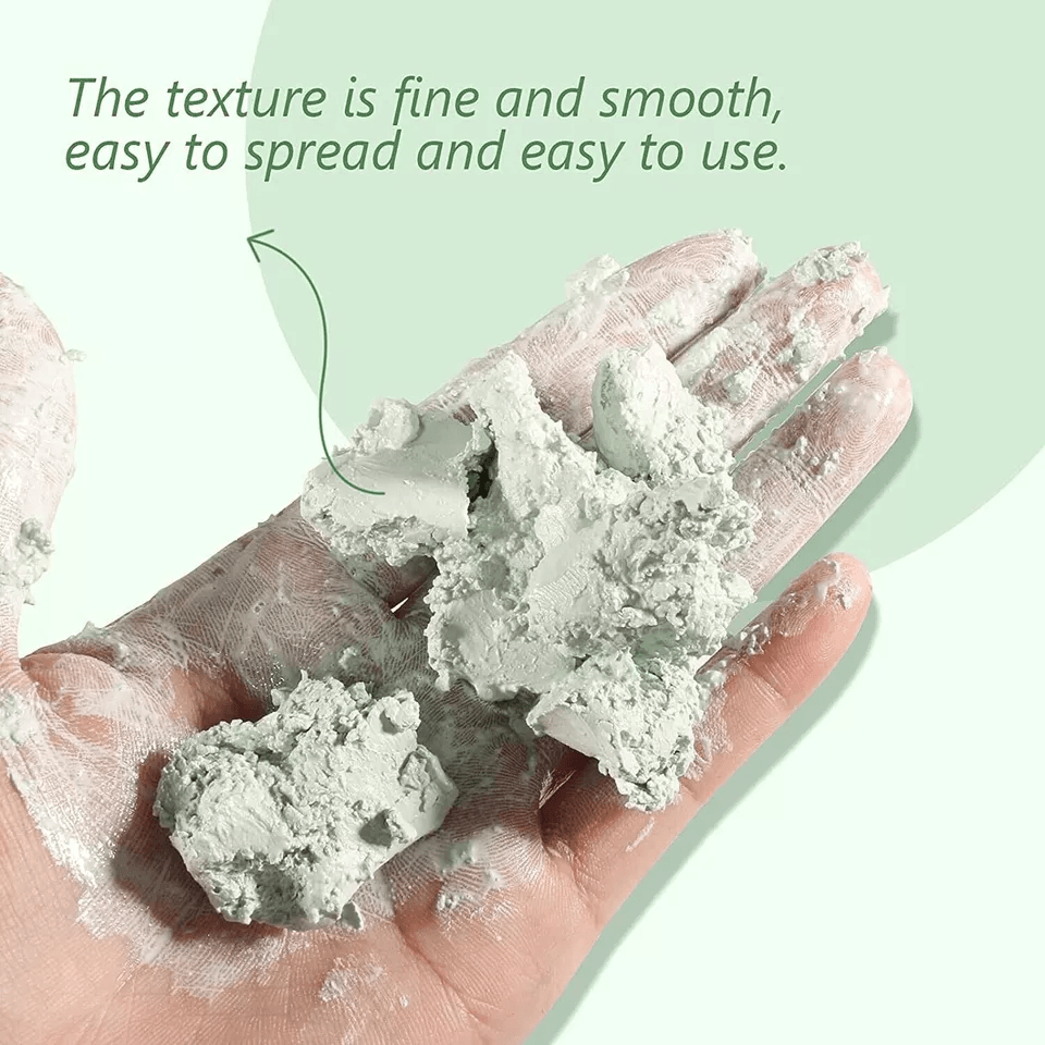 Green Tea Facial Mask Stick Set Pore Purifying Oil Control  Acne Treatment 3