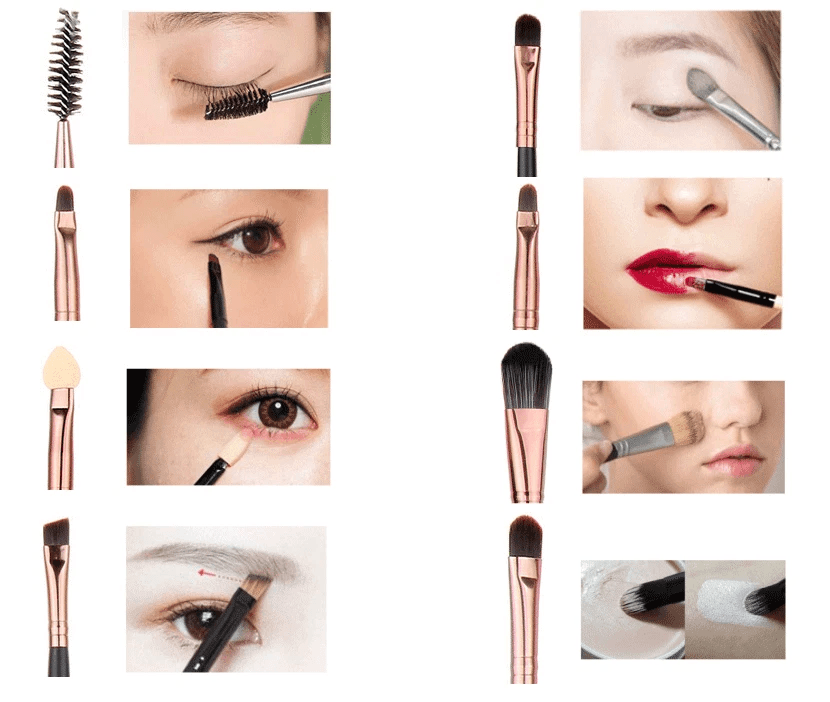 20pcs Makeup Brushes Kit Set For Powder Foundation Eyeshadow Eyeliner Lip  Professional Cosmetic Br 7