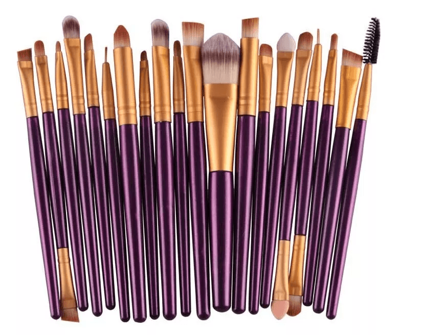 20pcs Makeup Brushes Kit Set for Powder Foundation Eyeshadow Eyeliner Lip – Professional Cosmetic Brush Set for Face & E