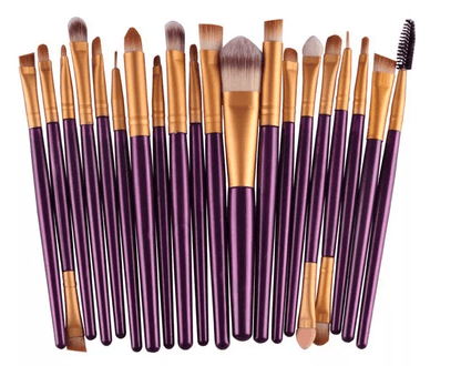20pcs Makeup Brushes Kit Set for Powder Foundation Eyeshadow Eyeliner Lip – Professional Cosmetic Brush Set for Face & E