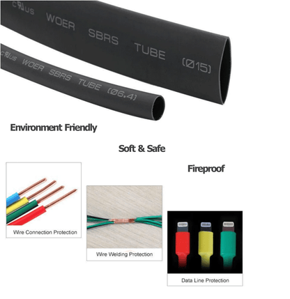 560Pcs Heat Shrink Tubing Kit Wire Cable Sleeve Assortment With Case For Automotive Marine Electric 2