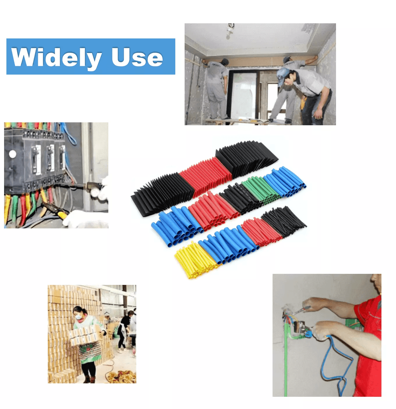 560Pcs Heat Shrink Tubing Kit Wire Cable Sleeve Assortment With Case For Automotive Marine Electric 4