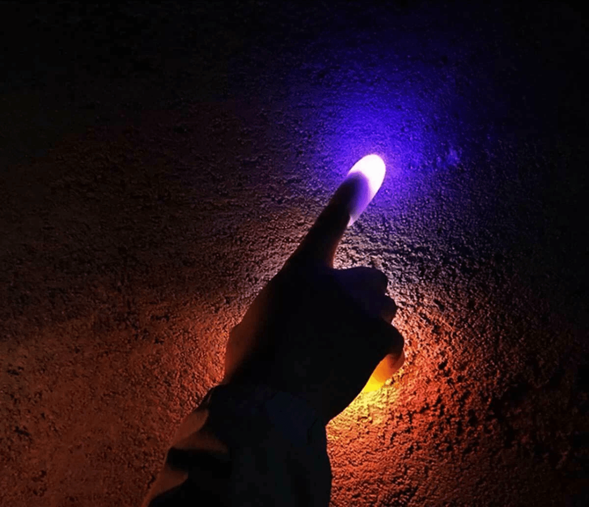 LED Finger Thumbs Light Prank Trick  MultiColor Magic Prop For Parties Bars And Shows 3