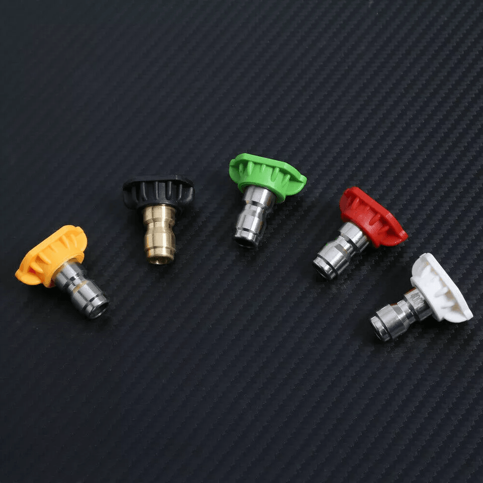 Pressure Washer Spray Tips Nozzles High Power Kit Pack Quick Connect Set For Power Washers Car Roof 6