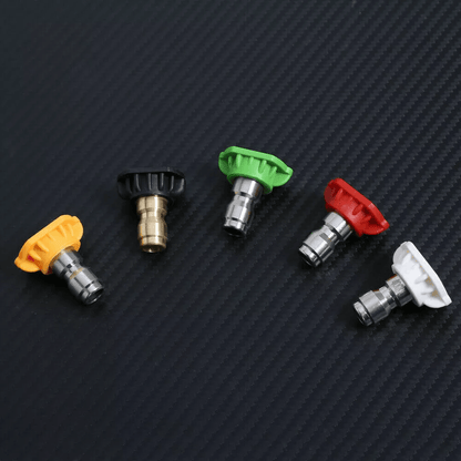 Pressure Washer Spray Tips Nozzles High Power Kit Pack Quick Connect Set For Power Washers Car Roof 6