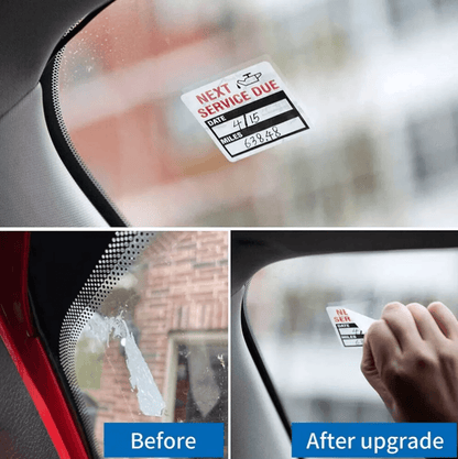 300 Oil Change Service Reminder Stickers Clear Window Lite Pack Waterproof Writable Labels For Auto 8