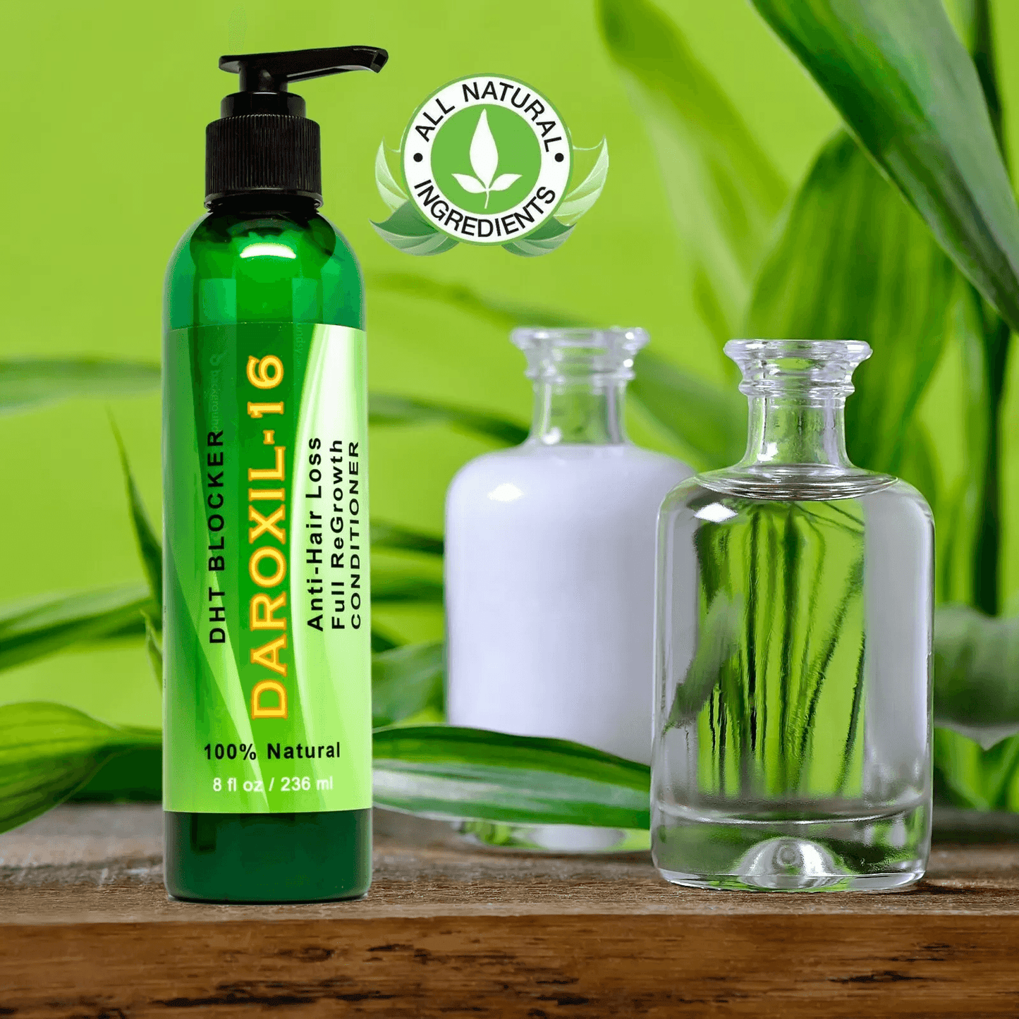 Best Hair Loss Shampoo for Men Women DAROXIL Fast Regrowth Therapy with 16 Organic Oils DHT Blocker for Thicker Hair