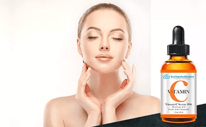 Vitamin C 30 Facial Serum With Hyaluronic Acid Ferulic Acid AntiAging Gel Cream For Brightening Fir 1