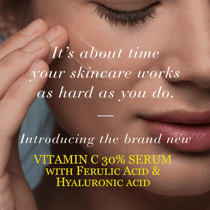Vitamin C 30 Facial Serum With Hyaluronic Acid Ferulic Acid AntiAging Gel Cream For Brightening Fir 5