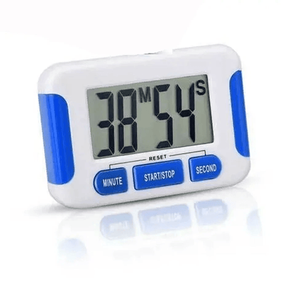 Digital Kitchen Timer with Magnetic Backing, Large LCD Display, Countdown Function, and Loud Alarm