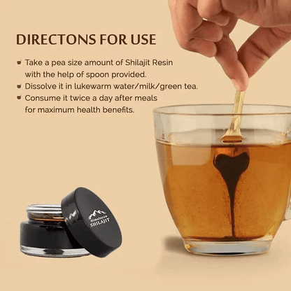 Pure Himalayan Shilajit Soft Resin Organic Extremely Potent Fulvic Acid Supplement For Energy Vital