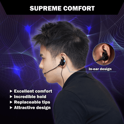 InEar PC Music Gaming Headset Headphone Earphone Stereo Sound With Dual Mic For PS4 Xbox Laptop Mob 3