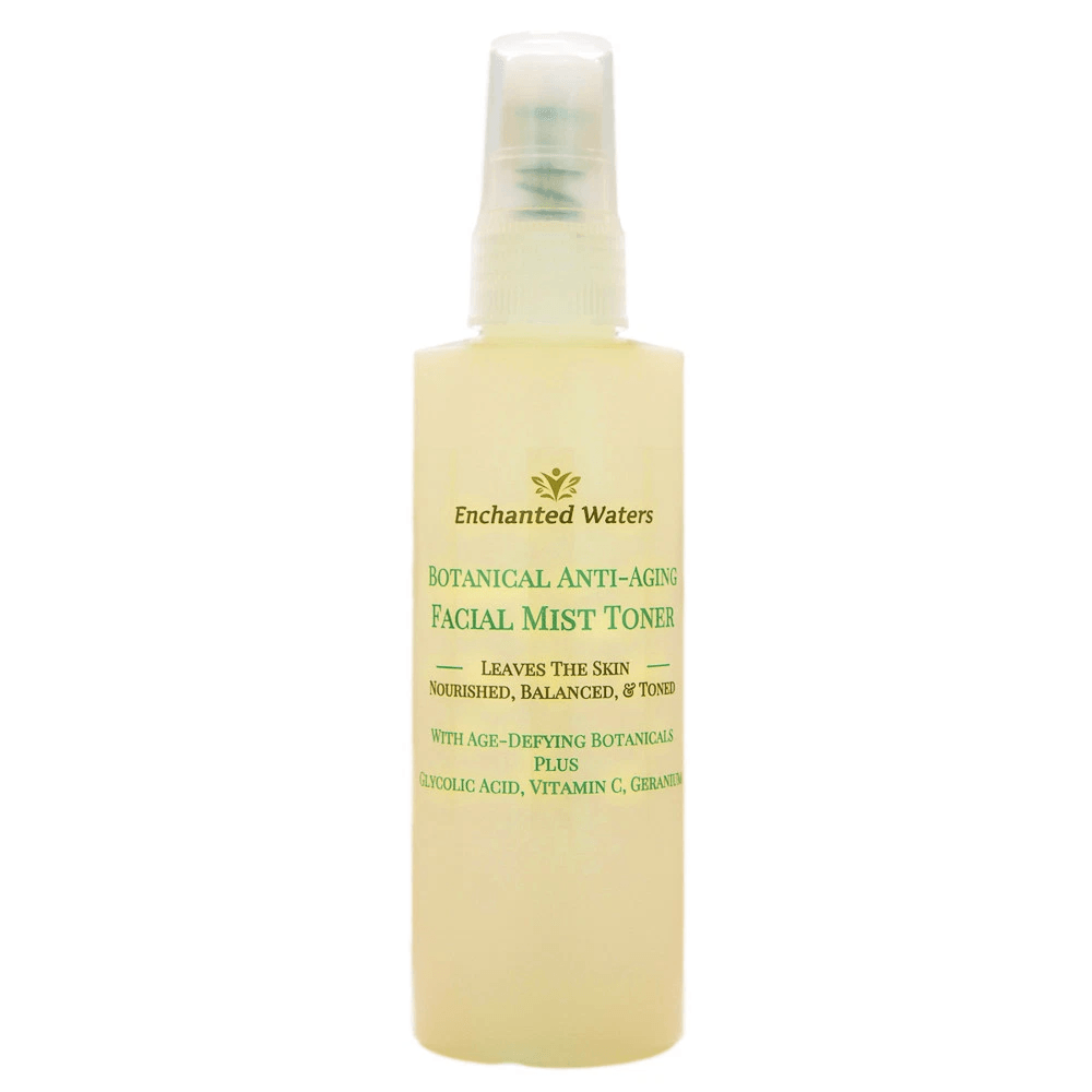 Botanical Anti-Aging Facial Toner with Glycolic Acid, Witch Hazel & Vitamin C – Hydrating Skin Brightener