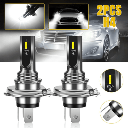 LED Combo LED Fog Driving Light Bulb Kit, Super Bright White Bulbs for Fog, DRL & Driving Visibility