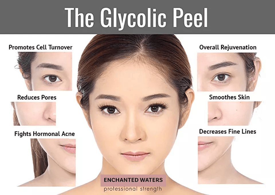 Advanced Glycolic Acid Plus AntiAging Serum Cream Fades Acne Scars Wrinkles  Dark Spots For Youthfu 1
