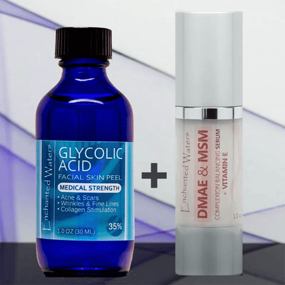 Advanced Glycolic Acid Plus, Anti-Aging Serum Cream, Fades Acne Scars, Wrinkles & Dark Spots for Youthful Complexion
