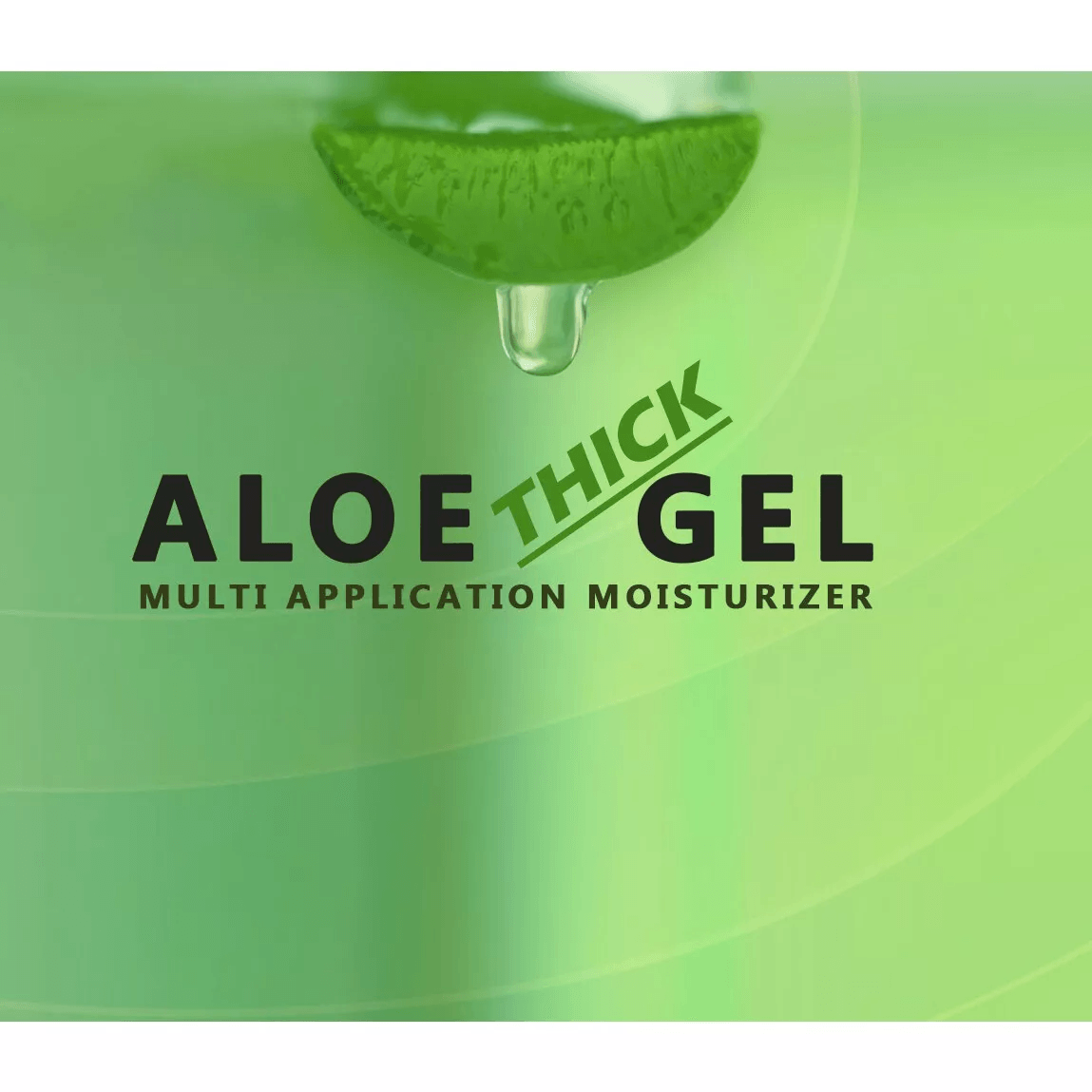 Pure Organic Aloe Vera Thick Gel Microdermabrasion Cream Soothing Anti-Aging Moisturizer for Acne, Scars, Eczema Skin