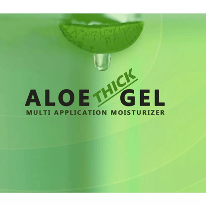 Pure Organic Aloe Vera Thick Gel Microdermabrasion Cream Soothing Anti-Aging Moisturizer for Acne, Scars, Eczema Skin