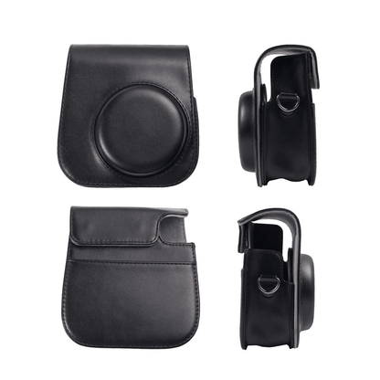 Black Case Bag Cover For Fujifilm Instax Mini 11 Instant Camera With Strap Travel  Gift Ready 4