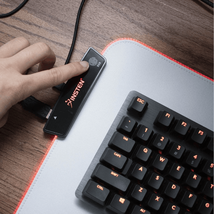 Large RGB LED Gaming Mouse Pad With USB Port Soft Cloth White Mat 315 4