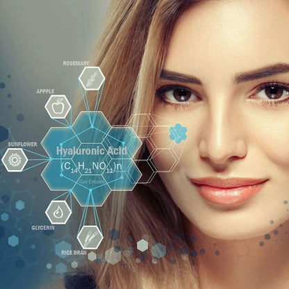 Hyaluronic Acid Gel Cream AntiAging Face Eye Moisturizer With NextGen HA Serum For Wrinkle Fine Lin 2