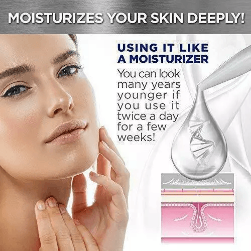 Hyaluronic Acid Serum AntiAging Wrinkle Rejuvenating Hydrator With Peptides Vitamins For Face Eyes  2