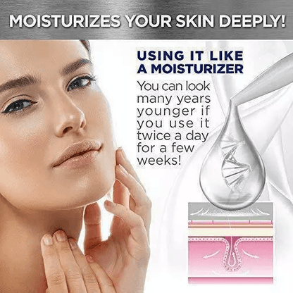 Hyaluronic Acid Serum AntiAging Wrinkle Rejuvenating Hydrator With Peptides Vitamins For Face Eyes  2
