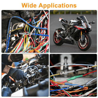 Automotive Electrical Connector Pins Kit  Terminals 300 Wire Seals Terminal Removal Tool Tweezers F 4