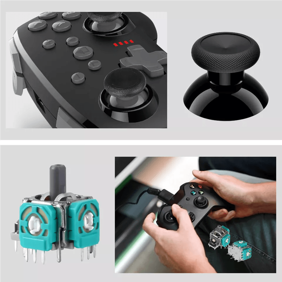 Replacement Analog Joystick Thumbstick Repair Kit For Xbox One 360 PS4 PS3 Controller Fix 3