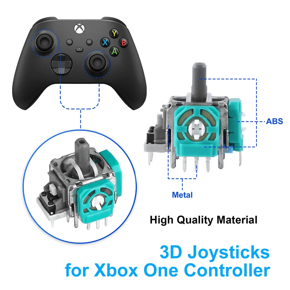 Replacement Analog Joystick Thumbstick Repair Kit For Xbox One 360 PS4 PS3 Controller Fix 4