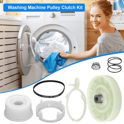 Washer Pulley Clutch Kit  Washing Drive Belt For Whirlpool Reliable Replacement Parts 1