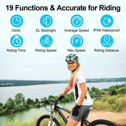 Waterproof LCD Bike Speedometer Odometer Wired Digital Bicycle Cycle Computer 2
