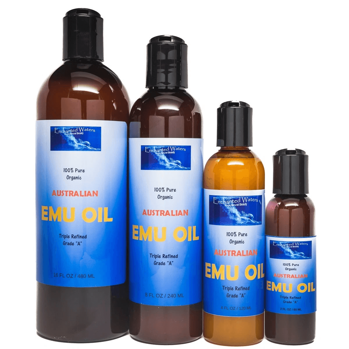 Pure Organic Emu Oil, Australian Triple Refined Anti-Aging Serum