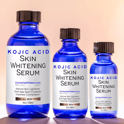 KOJIC ACID Skin Whitening Face Brightening Serum Dark Spot Remover with Alpha Arbutin,Vitamin C, Melasma Treatment