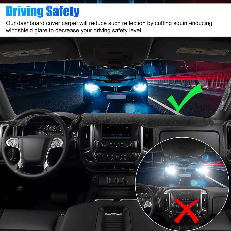 Fit For Chevy Dashboard Pad Dash Cover Mat Protect Your Interior From Sun Damage  Glares 3