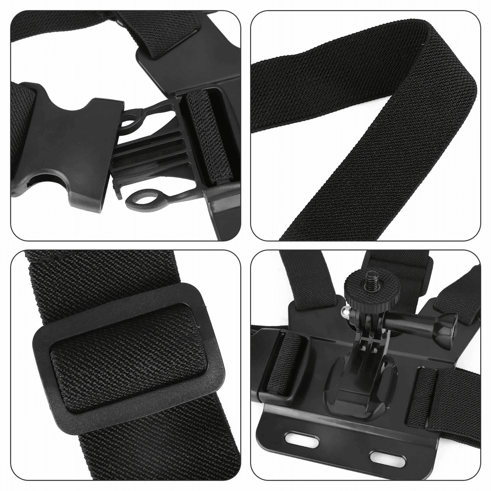 Chest Harness Body Strap Mount Accessories Adjustable HandsFree Phone Holder For IPhone Android  Go 6