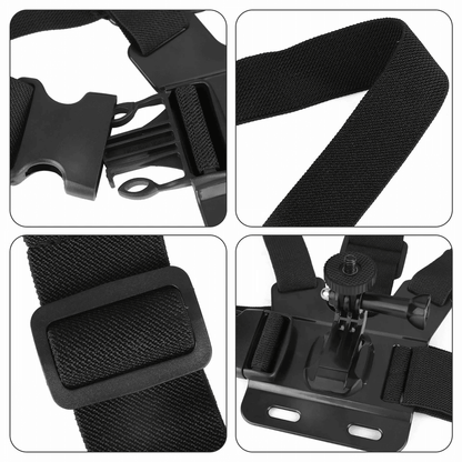 Chest Harness Body Strap Mount Accessories Adjustable HandsFree Phone Holder For IPhone Android  Go 6