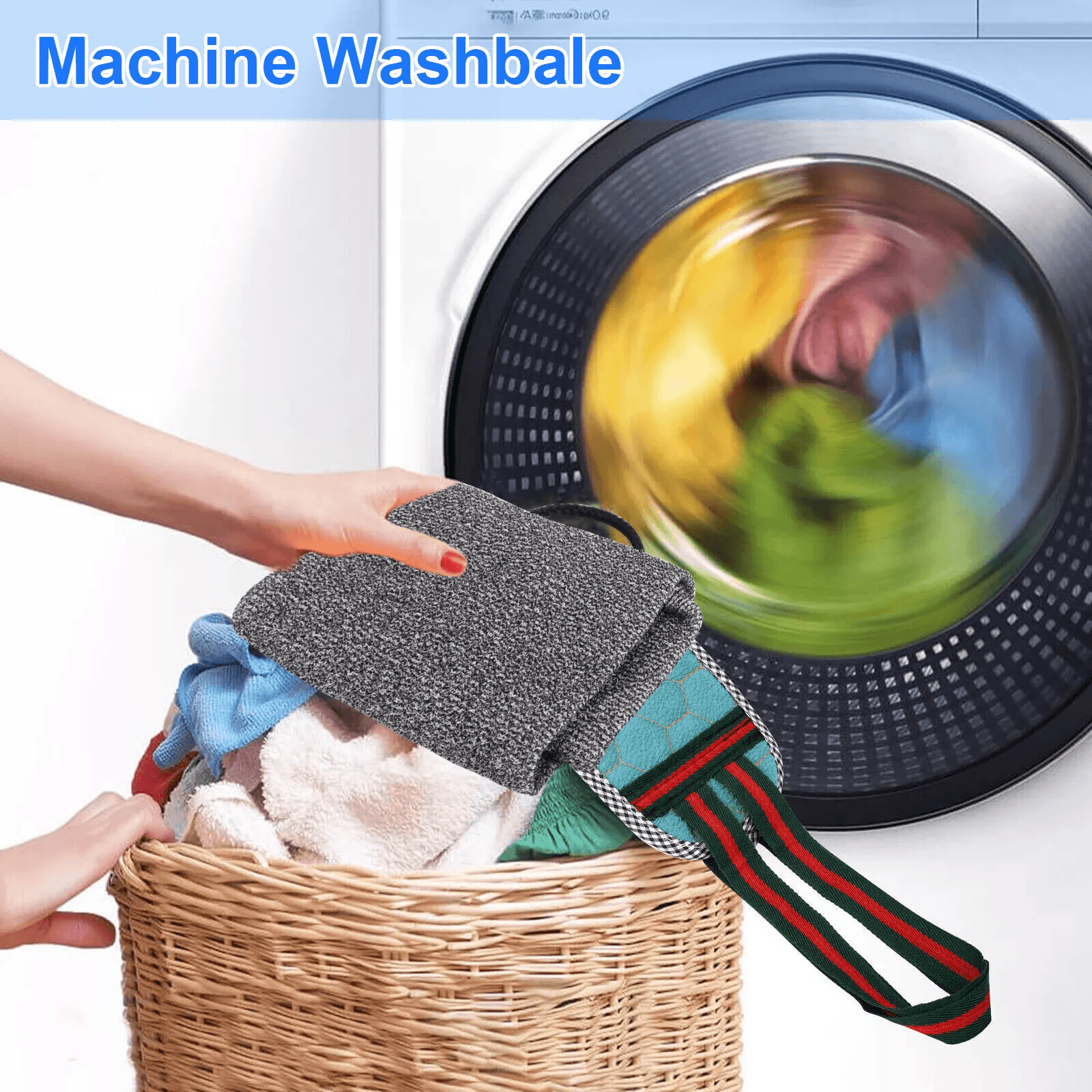 Exfoliating Back Scrubber Towel Strip For Shower Bath  Soft Skin Body Wash Cloth For Spa And Exfoli 5