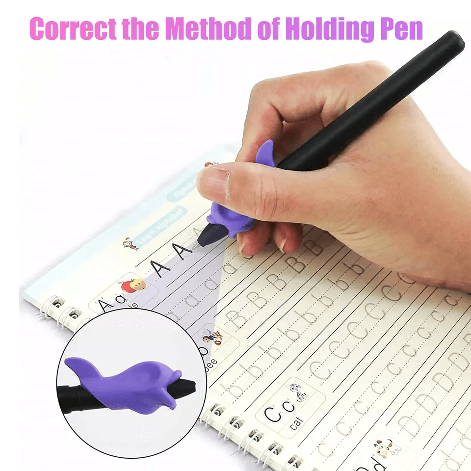 Grooved Magic Practice Copybook Set For Boys  Girls Reusable Handwriting Book For English Calligrap 1