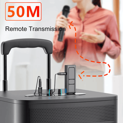 Professional VHF Handheld Wireless Microphone System With USB Receiver Ideal For Karaoke Events And 3