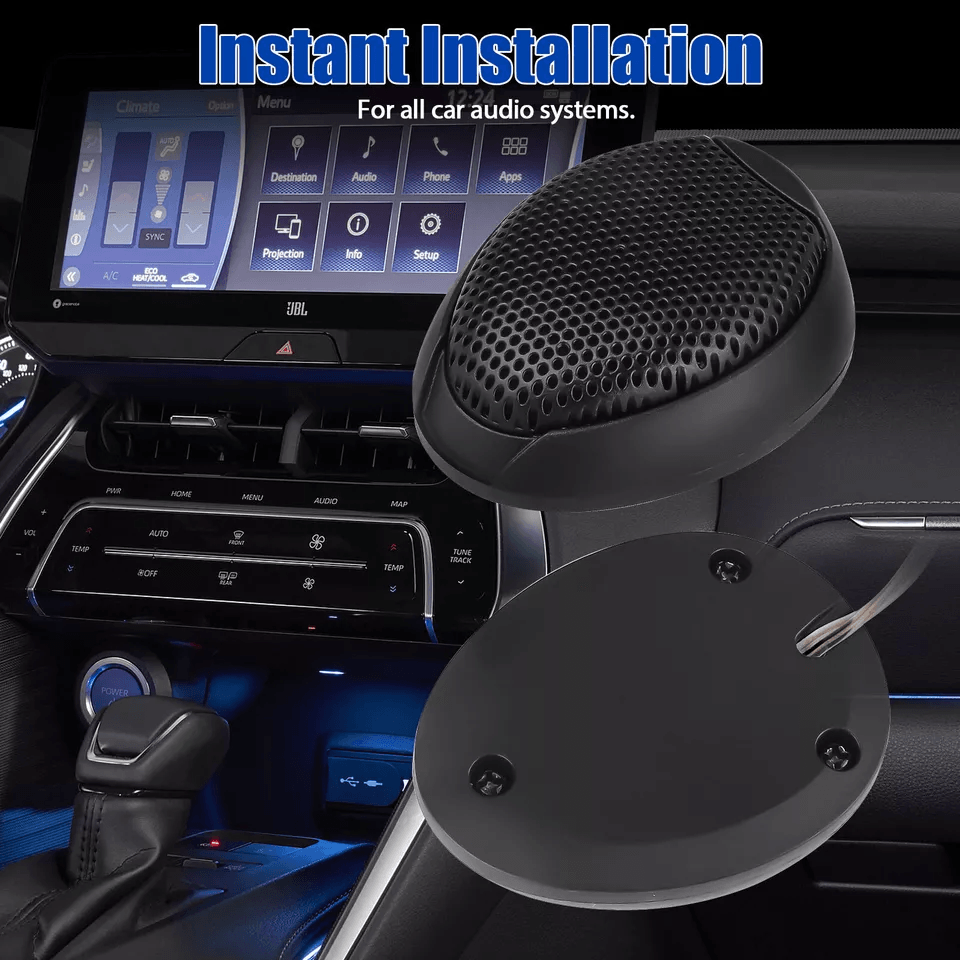 Car Dome Tweeters Super Power Speakers Waterproof High Frequency Audio System For Universal Car Ins 7